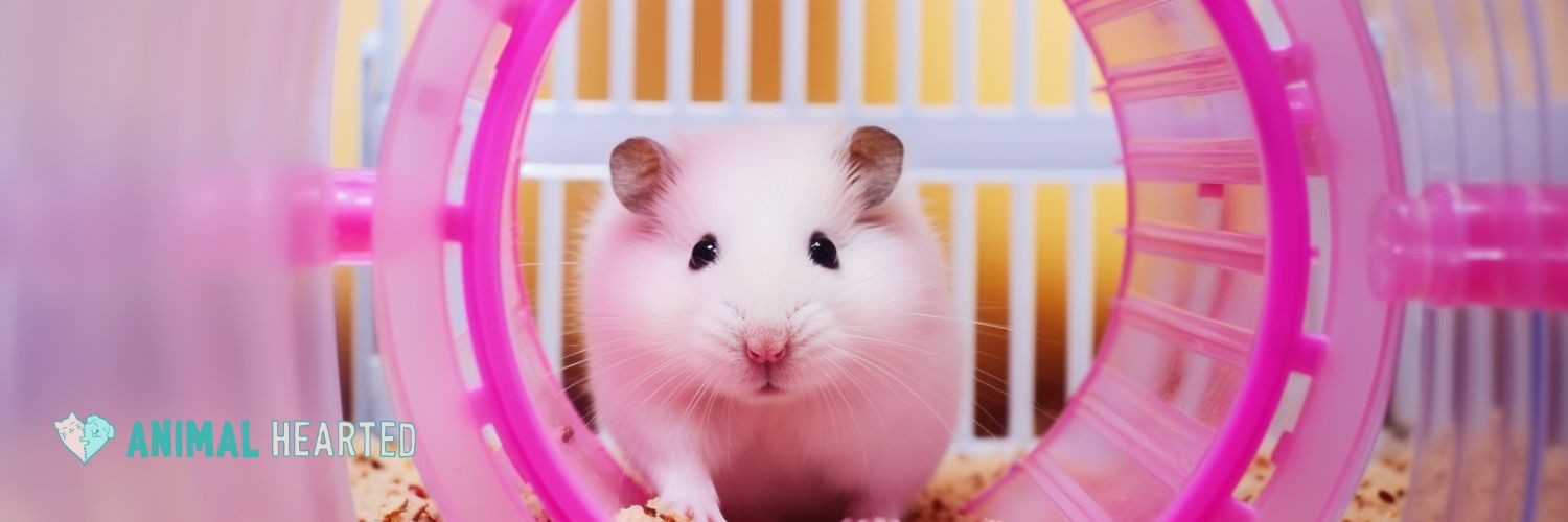 Pink princess castle outlet hamster cage