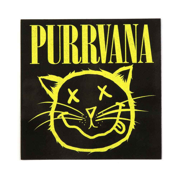 Purrvana Parody Magnet Animal Hearted Gifts for Cat Lovers Animal Hearted Apparel