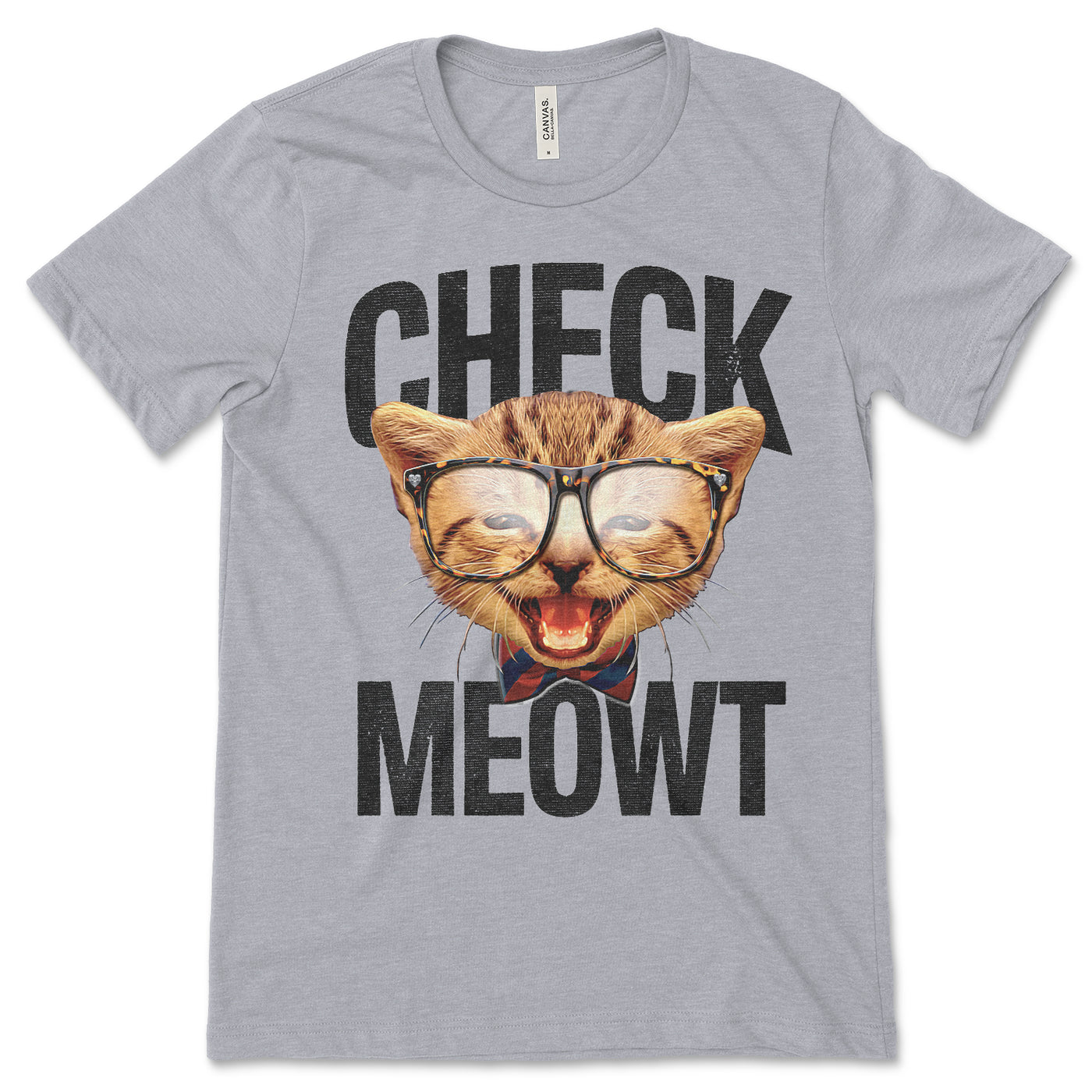 Check Meowt Shirt | Awesome Cat T-Shirts | Animal Hearted — Animal ...