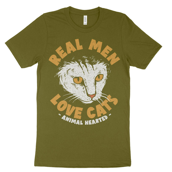 Real Men Love Cats T-shirt | Animal Hearted Apparel