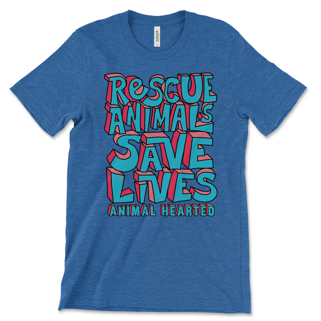 Animal Rescue T-Shirts | Dogs & Cats | Animal Hearted Apparel