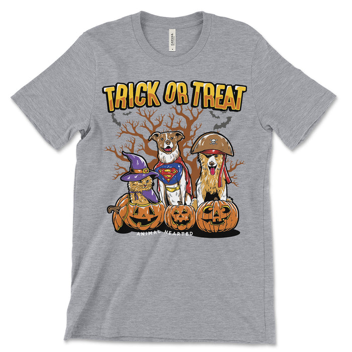 Trick or Treat Halloween T-Shirt | — Apparel Animal Animal Hearted Hearted