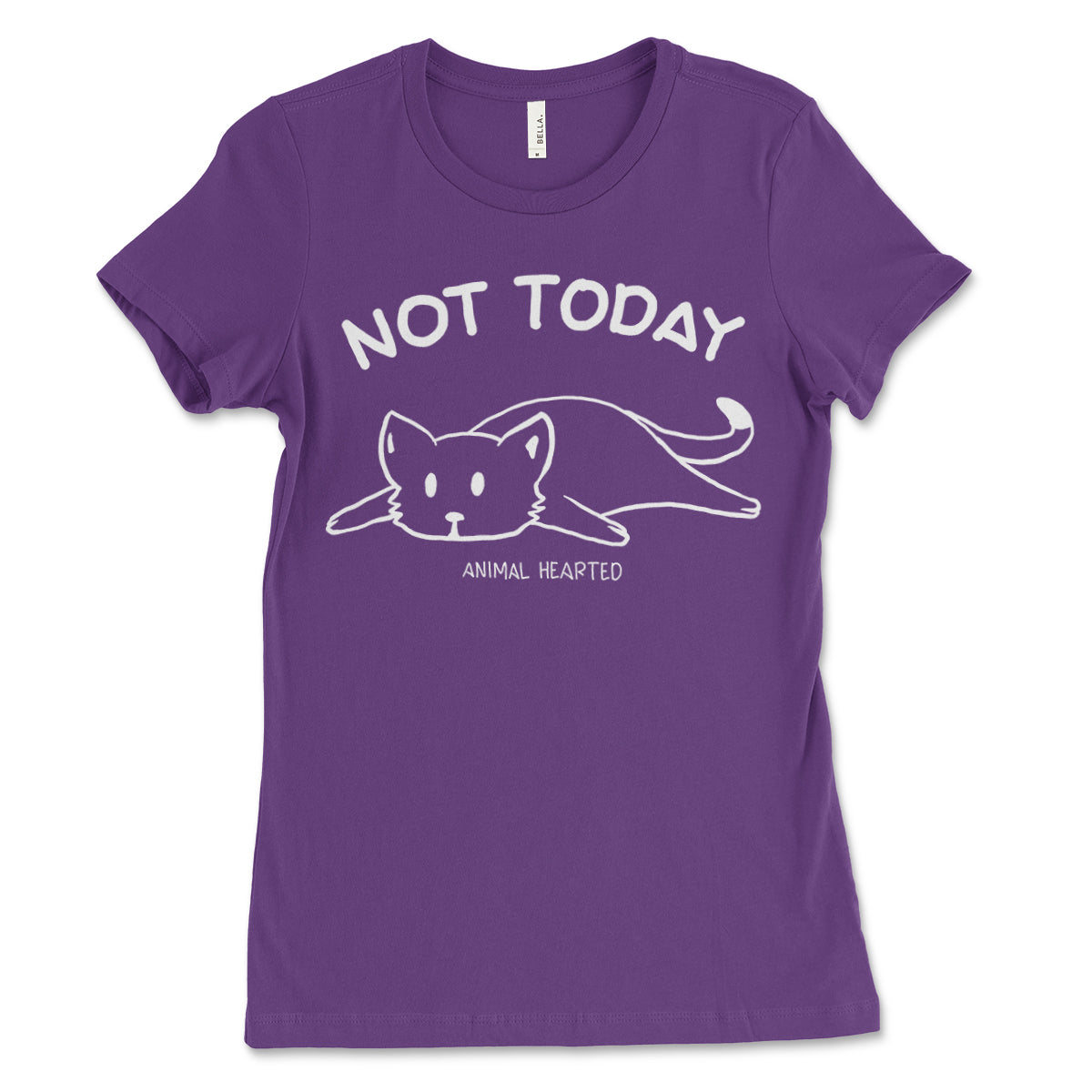 Printify Women s Not Today Cat Shirt